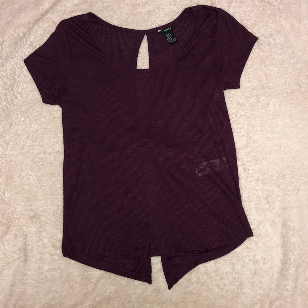 Forever 21 Dark Maroon Tee